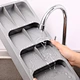 expandable bamboo cutlery tray